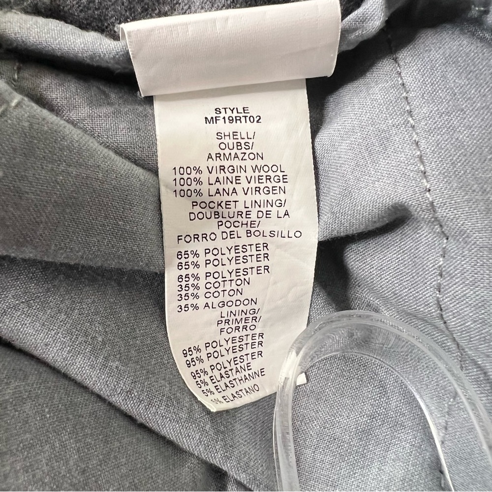 Peter Millar Collection Wool Dress Five Pocket Pants size 35 Gray - Picture 9 of 12